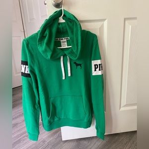 Victoria’s Secret PINK, size M, green sweatshirt